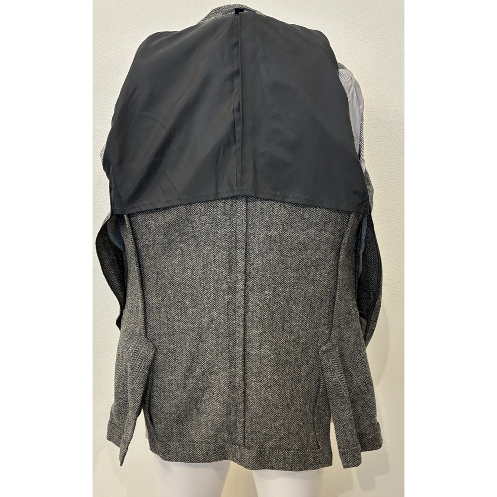 J.Crew Ludlow Moon Herringbone Tweed Wool Blazer 38R Gray Sport Coat Preppy - Picture 10 of 16